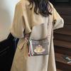 Summer Summer Niche Nylon Canvas Bag Women's Fashion Embroidery Small Square Bag Crossbody Bag Mobile Phone Bag