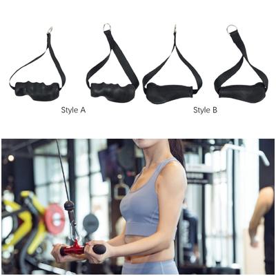 2 Pieces Exercise Handles, Cable Machine Attachments, Non Resistance Bands Exercise Handles for Cable Machine