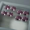 Natural Pink Sapphire Oval Cut CERTIFIED 9 Pcs Loose Gemstone 7x5 MM Lot