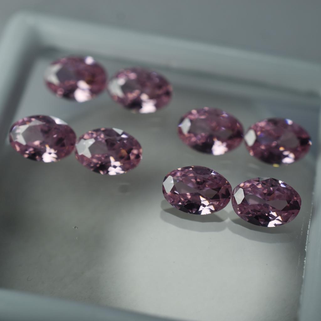 CERTIFIED Pink Sapphire Natural Oval Cut Gemstone Lot Ring Size