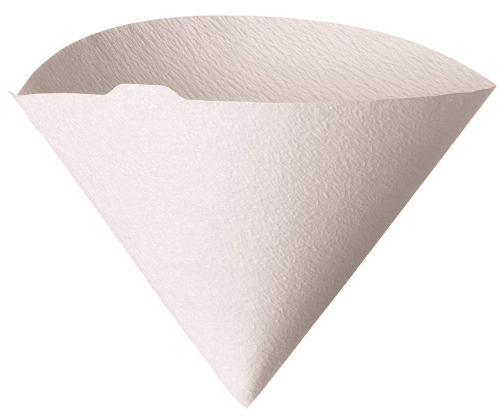 Filtru de hârtie HARIO V60 pentru 500 de căni, fabricat în Japonia, 1-4 bucăți, alb, VCF-02-100W
