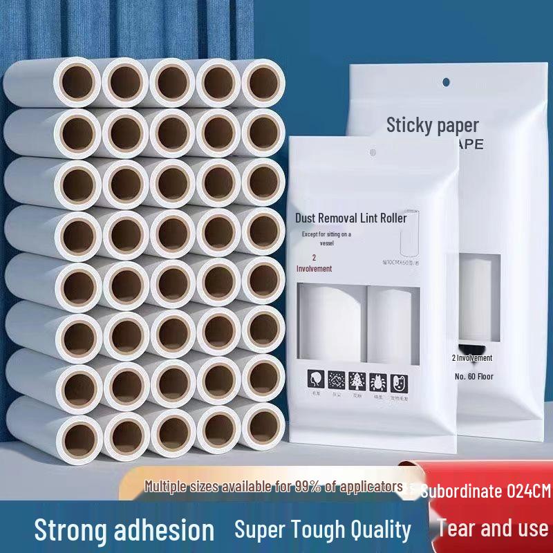 Lint Roller Replacement Felt: Tearable Sticky Paper for Household Cleaning