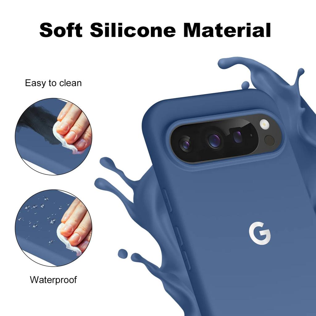Globalny Hit Sprzedaży Przyjazne dla Skóry Miękkie Silikonowe Etui Ochronne przed Upadkiem do Google Pixel 10 Pro XL 9 8 7 9A 8A 7A Cienkie Pokrowiec Ochronny