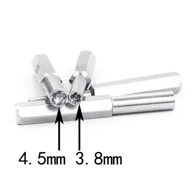 3.8mm 4.5mm Stainless Steel Security Screwdriver Tool Bit Replacement For SNES N64 Security Screwdriver Bit Set