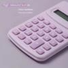 1Pc Small Solar Calculator Portable Calculator Cute 8 Digits LCD Electronic Home Office Calculator for Primary School Calculator