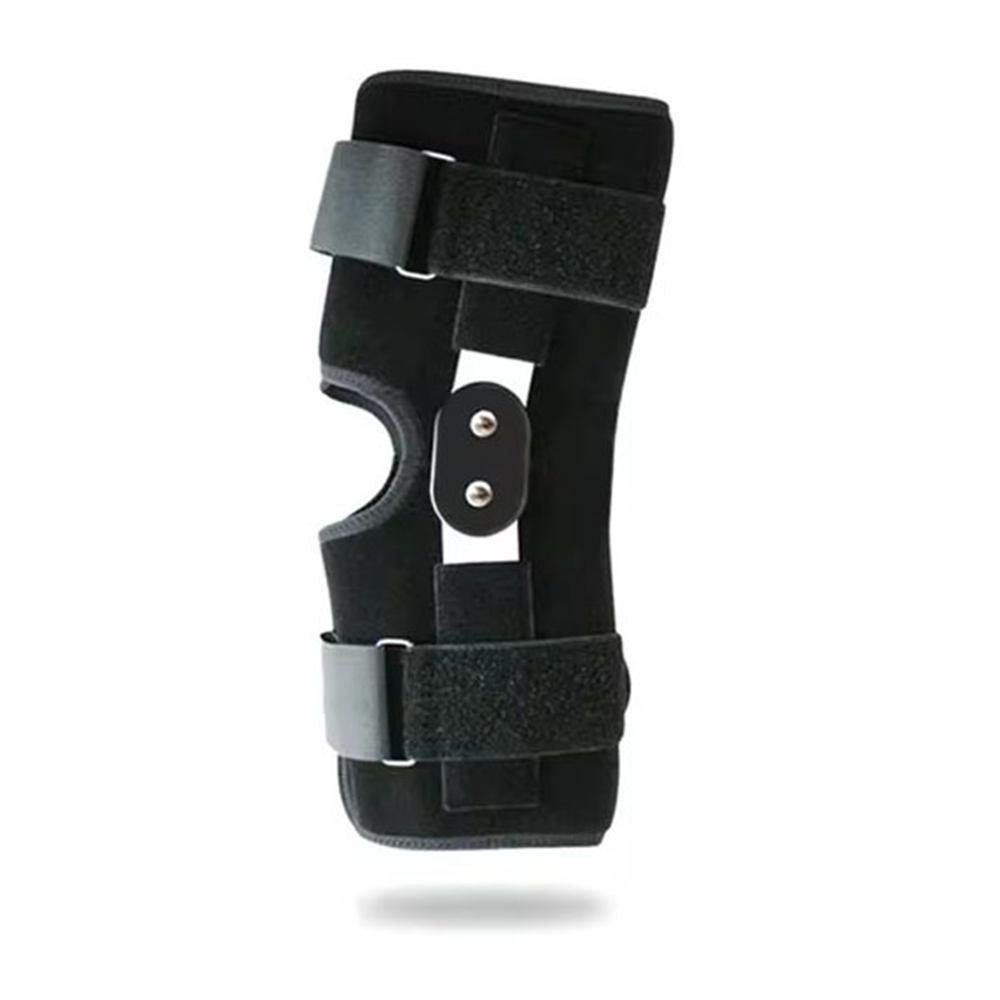 

1Pcs Adjustable Hinged Knee Patella Support Brace Sleeve Wrap Cap Stabilizer Sports Running Gym Wrap XXL чёрный