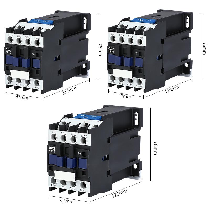 DC 24V Contactor CJX2 Series: 1210Z, 1810Z, 2510Z, 3210Z, 5011Z, 6511Z, 9511Z