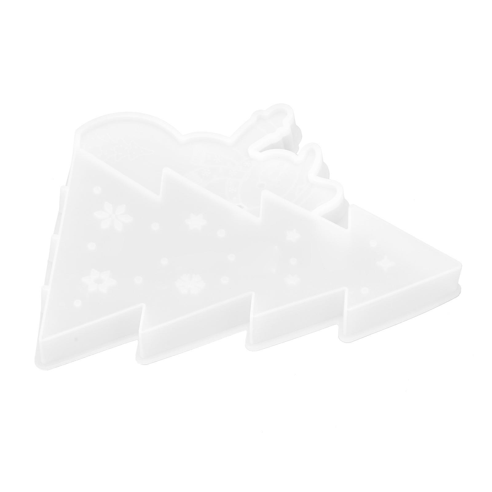 

Силиконовая форма в виде снеговика на рождественскую елку, белая смоляная форма для поделок, украшения, праздничный подарок