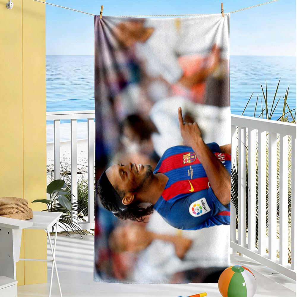 Chelsea Player Action Beach Towel Super Soft Microfiber Quickdry Fabric Comfortable Lightweight Perfect for Traveling Yoga Camping and Swimming