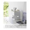 Yamazaki Jitsugyo Nail Light & Gel Nail Supplies Storage Case White Body: Approx. W26 x D21 x H23.6cm Tower Nail Storage Nail Care Accessory Storage