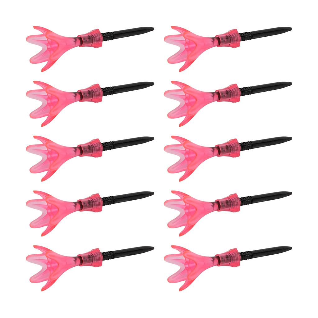 10pcs Plastic Golf Tee Ball Holder Adjustable Height Stable Practice Aids Accessories Gift for