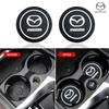 2 Stück Auto Wasseruntersetzer Tassenunterlage Flaschenhalter Anti-Rutsch Zubehör für Mazda CX5 CX3 CX9 MX5 RX8 Axela Demio Atenza MS GJI GH BK