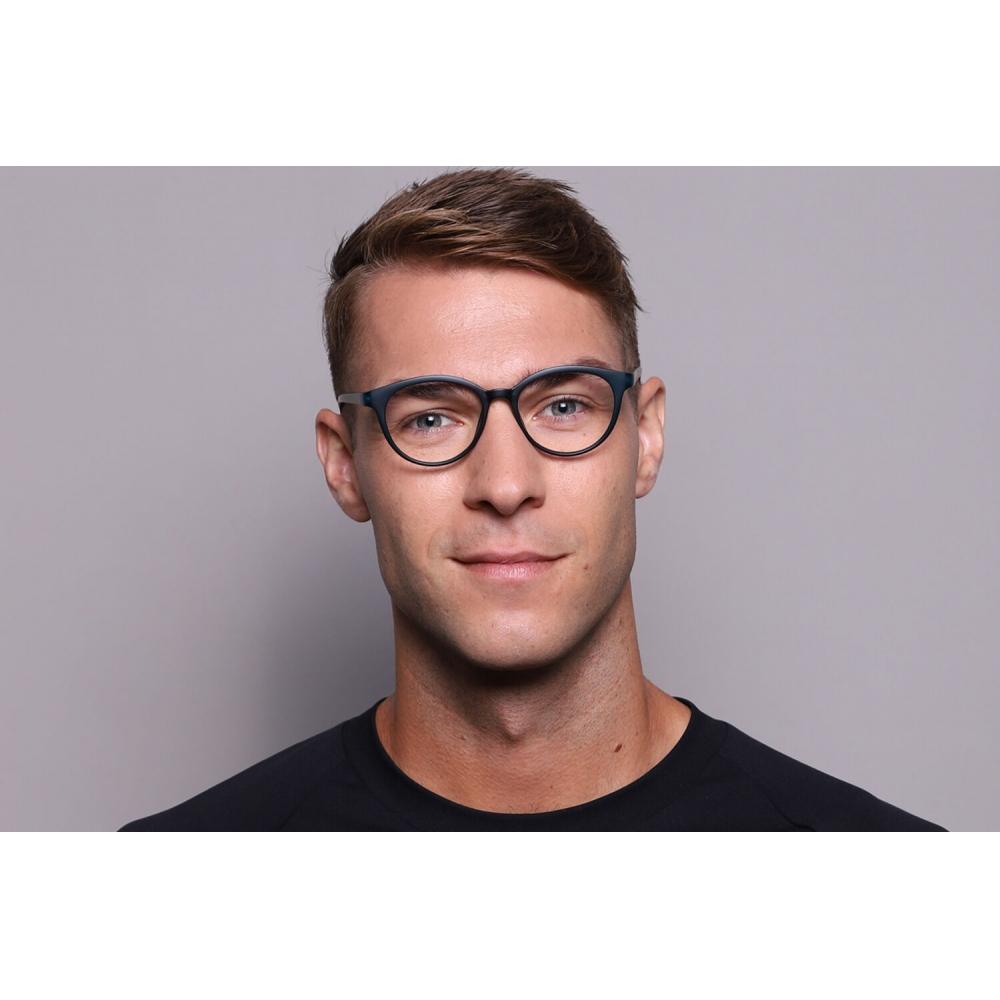 Full Rim Round Blue Smartbuy Collection Ultimo Cp140d Fashion Unisex Eyeglasses