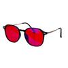 Blaulichtblockierende Brille Orange Gläser Rote Brille für besseren Schlaf Verbessert Schlaflosigkeit Quadratisch Tr90 Brille Damen Große Größe 140mm