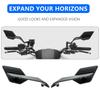 1 Pair Motorcycle 360° Rotation Side Rearview Mirror Fit For Honda CB650R CB650F