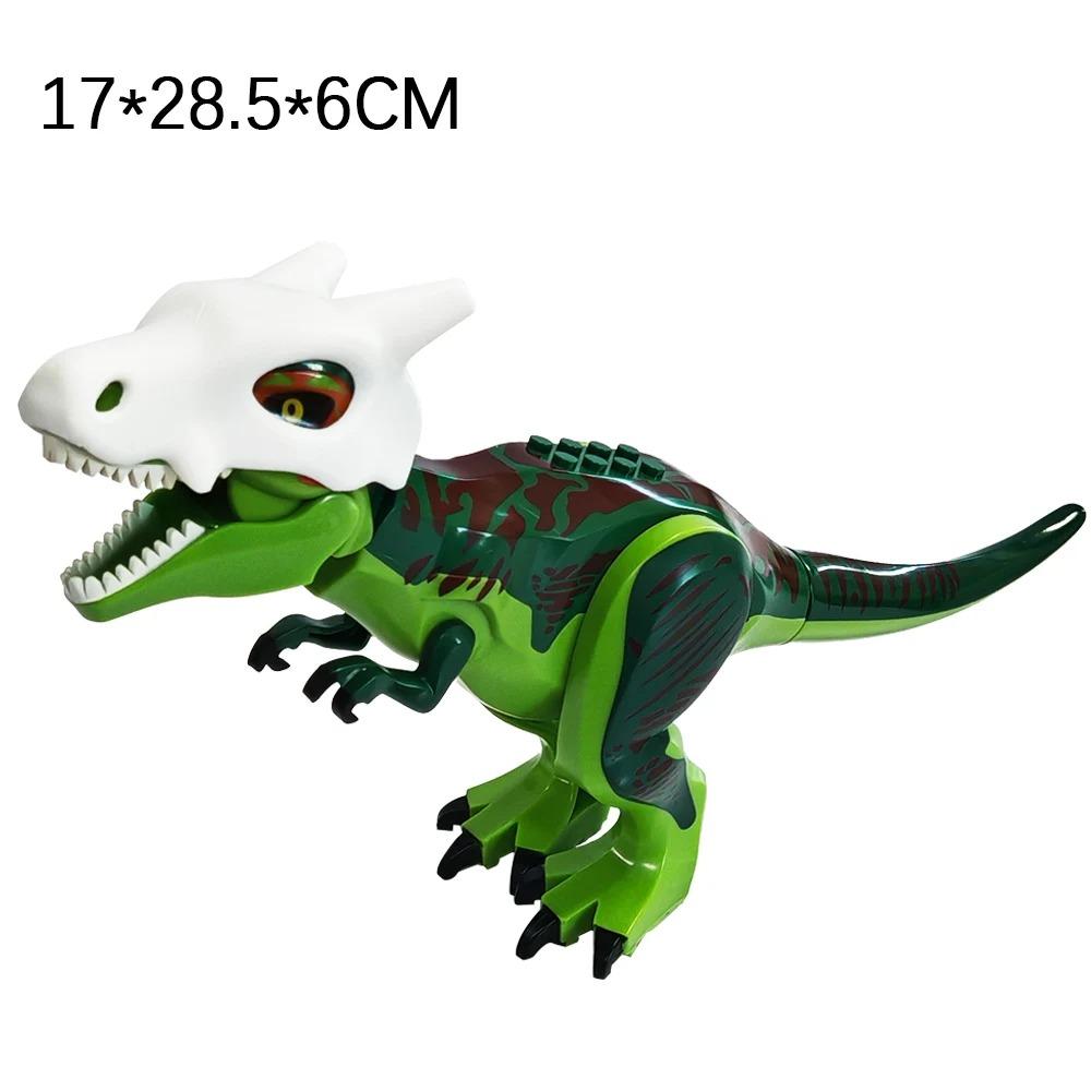 Bloques de Construcción de Dinosaurios Jurásicos Indominus Rex DIY Tamaño Grande Tyrannosaurus Figuras de Acción Modelos Juguetes para Niños Animales Regalos