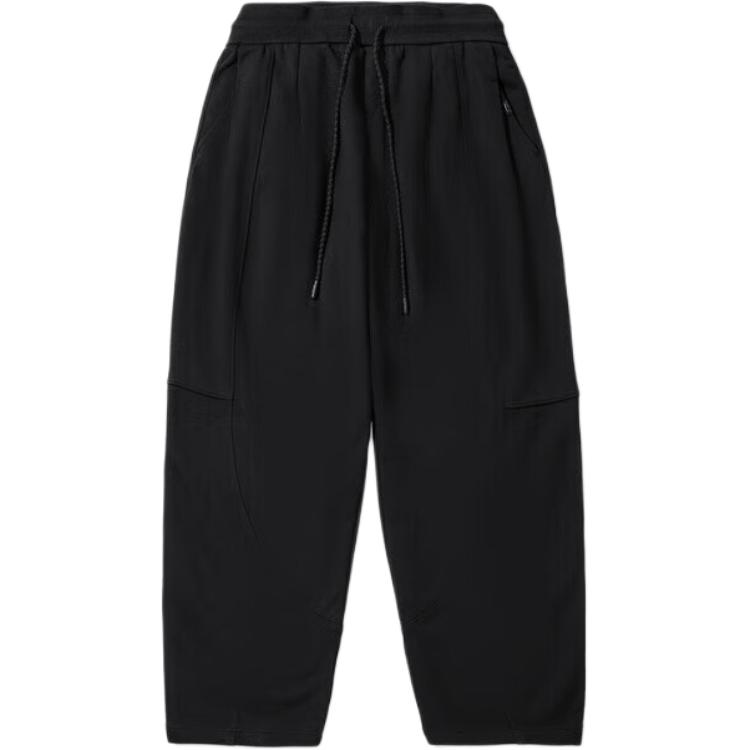 Li Ning Casual Pants Men s Black Moderate Sweatpants AKLVD99-2 L