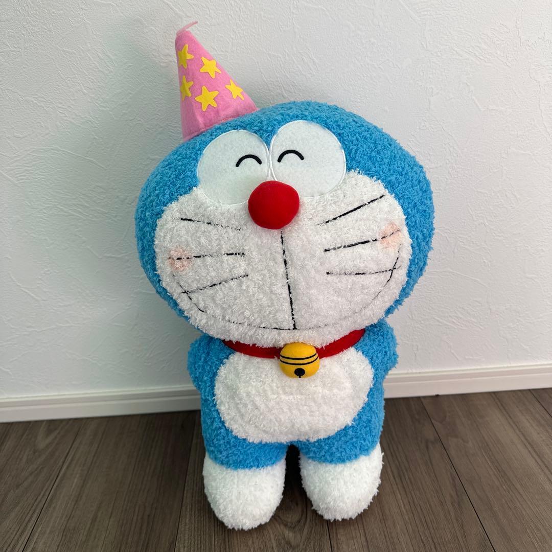 Doraemon Happy Birthday BIG stuffed toy with tag