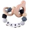 Braccialetto in Legno per Bambini Giocattoli da Mano Sviluppo Udito Riconoscimento Sensoriale Doccia Regalo di Compleanno