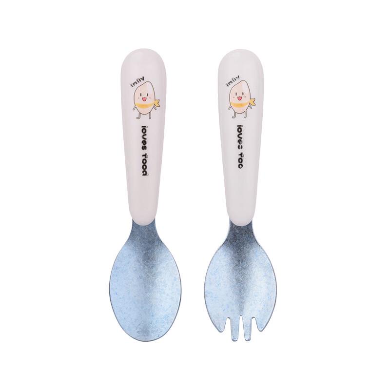 Baby Learning Titanium Fork Spoon Set