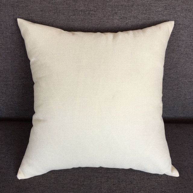 Thick Linen Fabric Throw Pillow Living Room Cushion Sofa Cover Bedside Back Pillow Car Lumbar Pillow Cover Office Use Back Cover