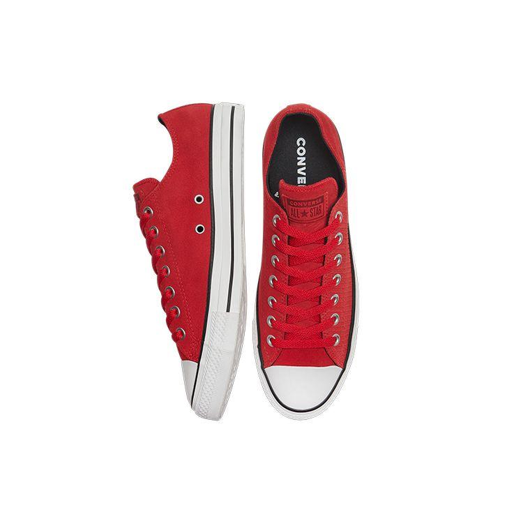 Converse Chuck Taylor All Star Comfortable Casual Versatile Low Top Canvas Shoes Unisex Sneakers Red White 169446C