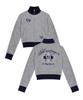 Pages Is Ii Ps Heart Print Standard Fit Contrast Track Top Burgundy