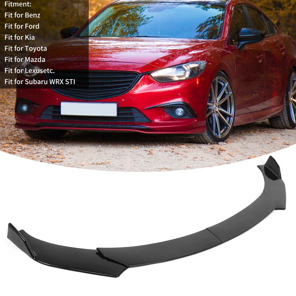 4pcs Car Front Bumper Lip Splitter Fins Diffuser Cover Protection Kit Parts Fit for Subaru