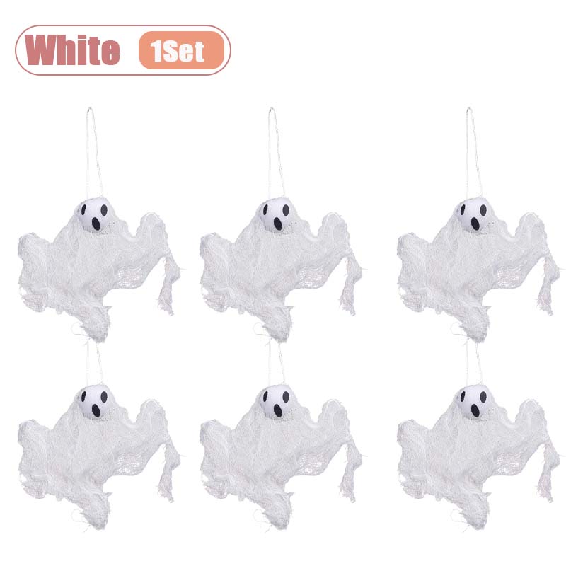 

6-24 шт. Баннер с привидениями на Хэллоуин, подвесное украшение, жуткий реквизит для сада, патио, для вечеринки в доме с привидениями, украшение в подарок на Хэллоуин