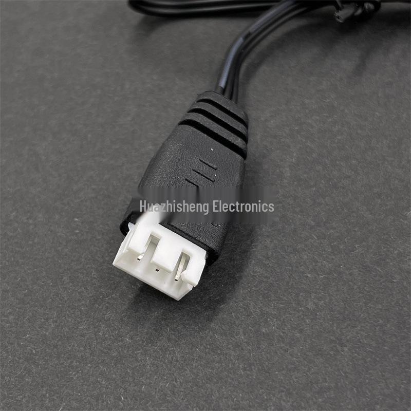 Drone Battery Charger USB Cable for XH3P 7.4V 2S, 3-Hole with Full Green Light Indicator