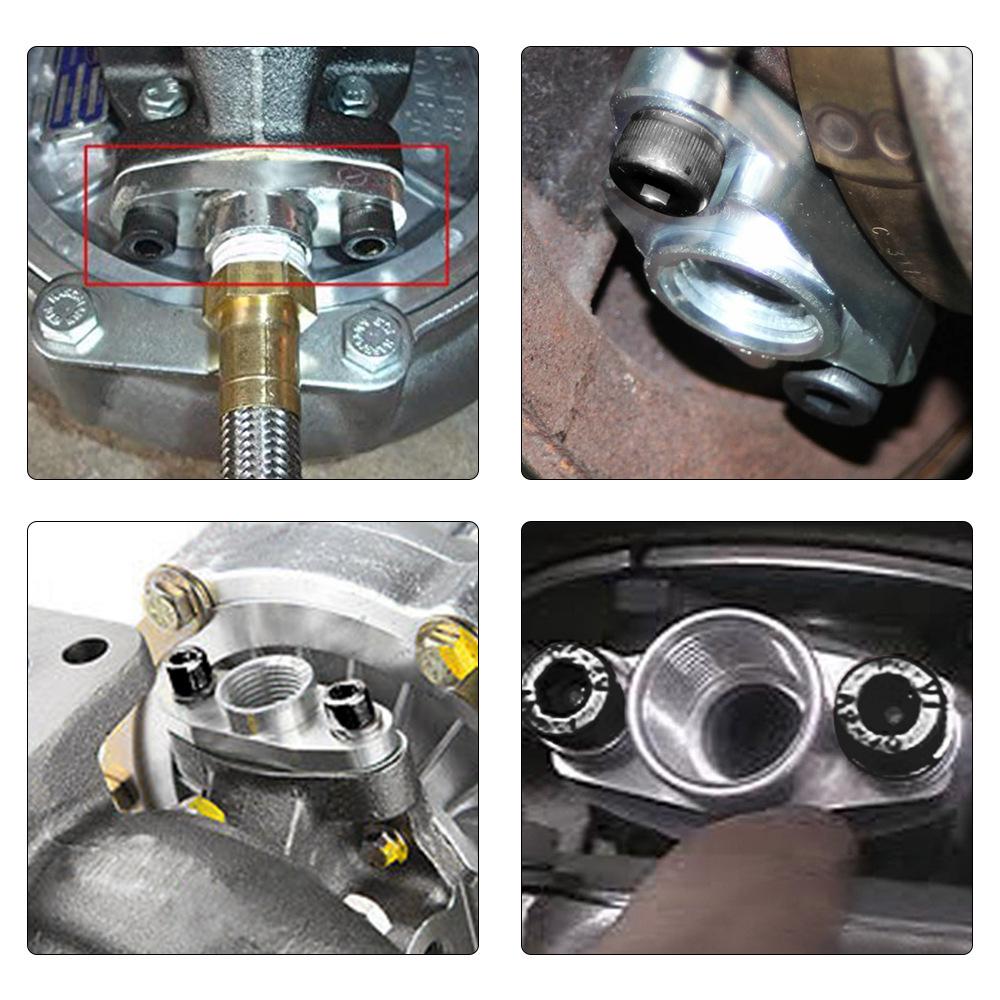 High-Demand Turbocharger 1/2NPT Oil Line Flange Adapter for T3 Auto Parts