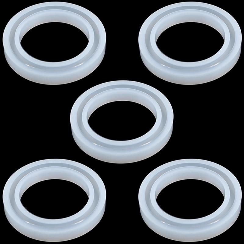 1-5PCS 6cm Cylinder Silicone Mold For UV Resin Bracelet Making Epoxy Casting Template Handmade DIY Jewelry Craft Producing Tool