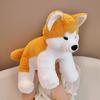 35/45cm Cute Akita Dog Plush Toy Stuffed Animal Soft Hug Plushies Fluffy Comfortable Lovely Dog Doll Birthday Gifts Child Girl
