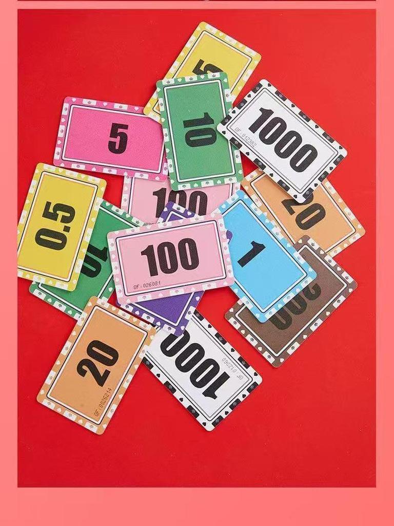 Casino Mahjong Thickened Frosted Chips & Waterproof Cards