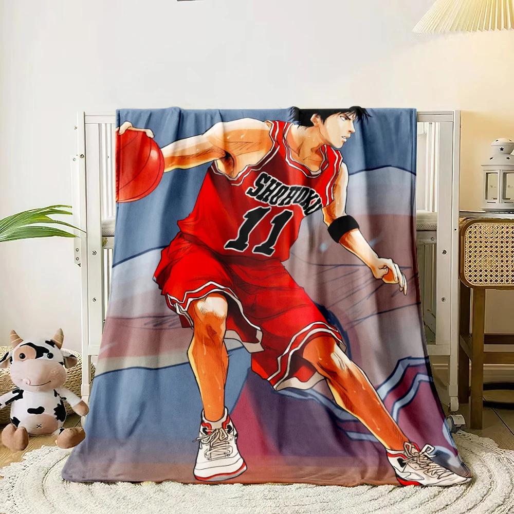 SLAM DUNK HD Print Blanket.Exquisite,Comfortable and soft,Nap,travel,work,living Room,bedroom,Chair,sofa,Picnics,Blankets,Gift
