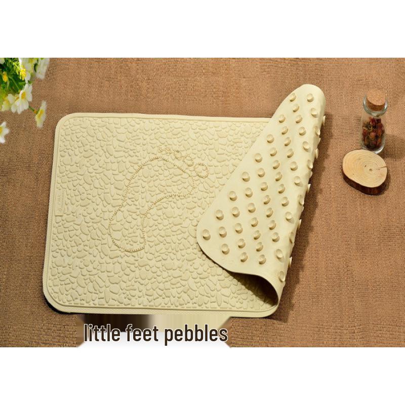 European-Style Anti-Slip Rubber Bathroom Mat for Hotels and Guesthouses