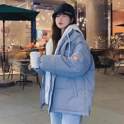 2025 Nieuwe Koreaanse Winter Parka Dames Puffer Jas Capuchon Katoen Gevoerd Verdikken Warme Jas Zak Losse Casual Parka's Overjas