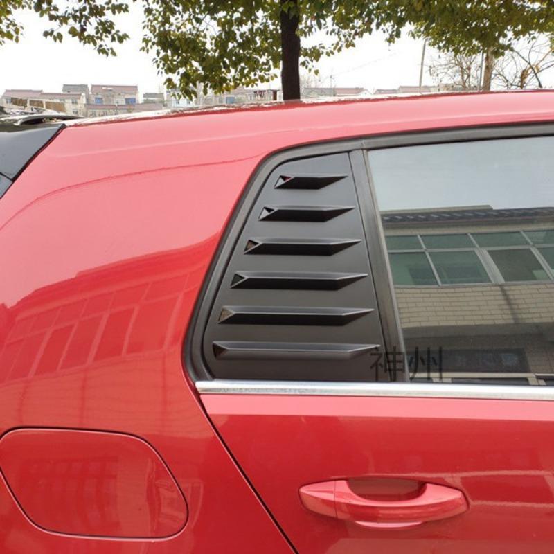 1 paio per Golf 6 Golf 7/7.5 Deflettore Finestrino Posteriore Modifica Presa d'Aria Sportiva Pannello Decorativo Turbolento Finestrino Deflettore GTI/R