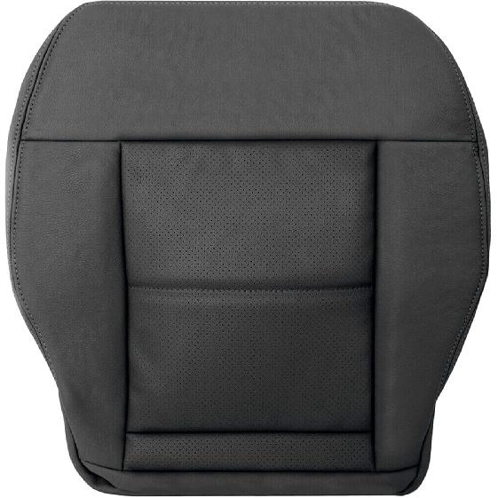 GXARTS Gray Leather Driver Side Bottom Replacement Seat Cover Compatible with Mercedes Benz E200 E250 E300 E350 2010 2011 2012 2013 2014