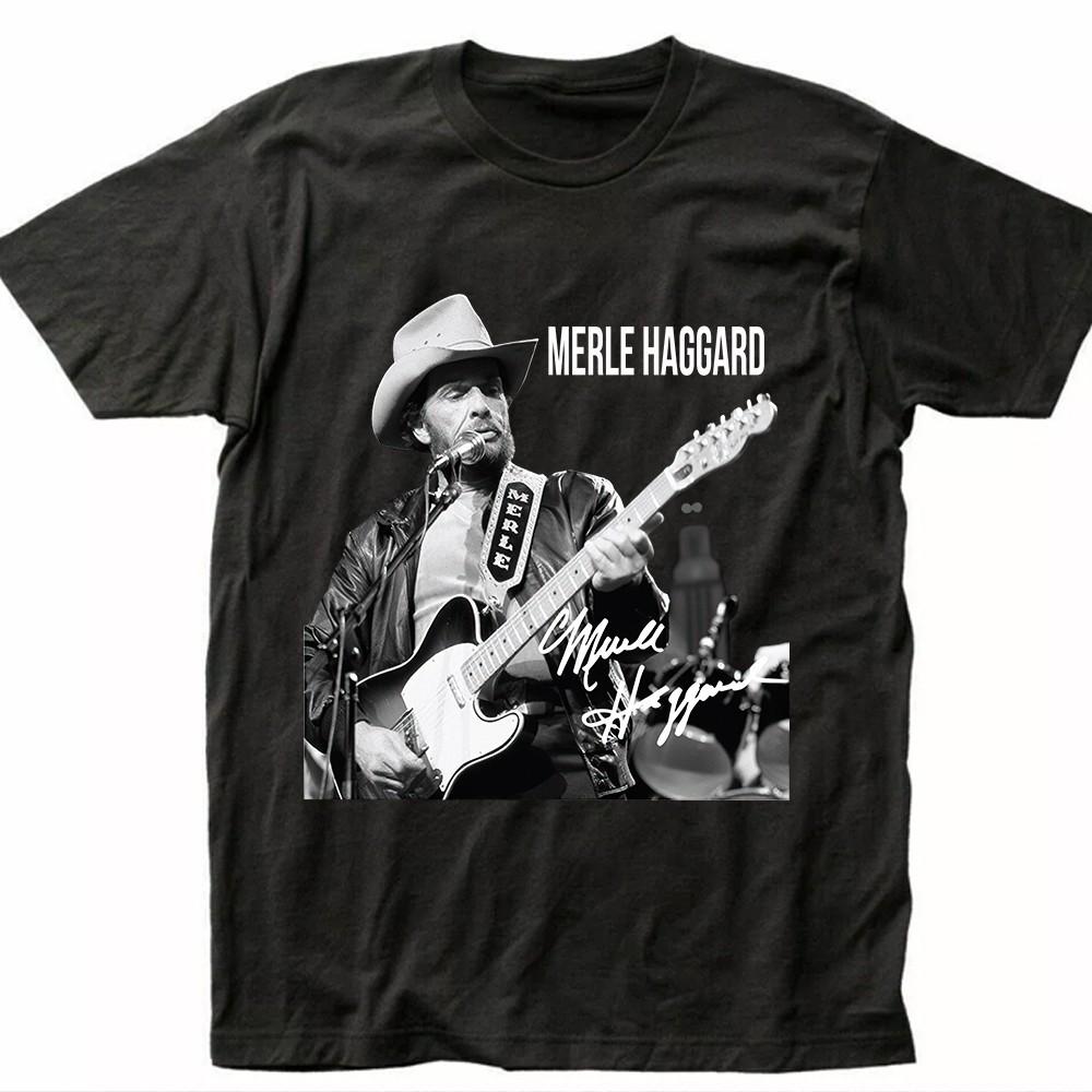 Vintage Merle Haggard Gift For Fans Unisex S-5XL Shirt 13D950 S
