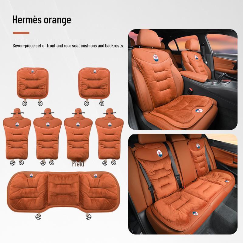 Zimowa flanelowa poduszka na siedzenie Maserati Ghibli/Levante