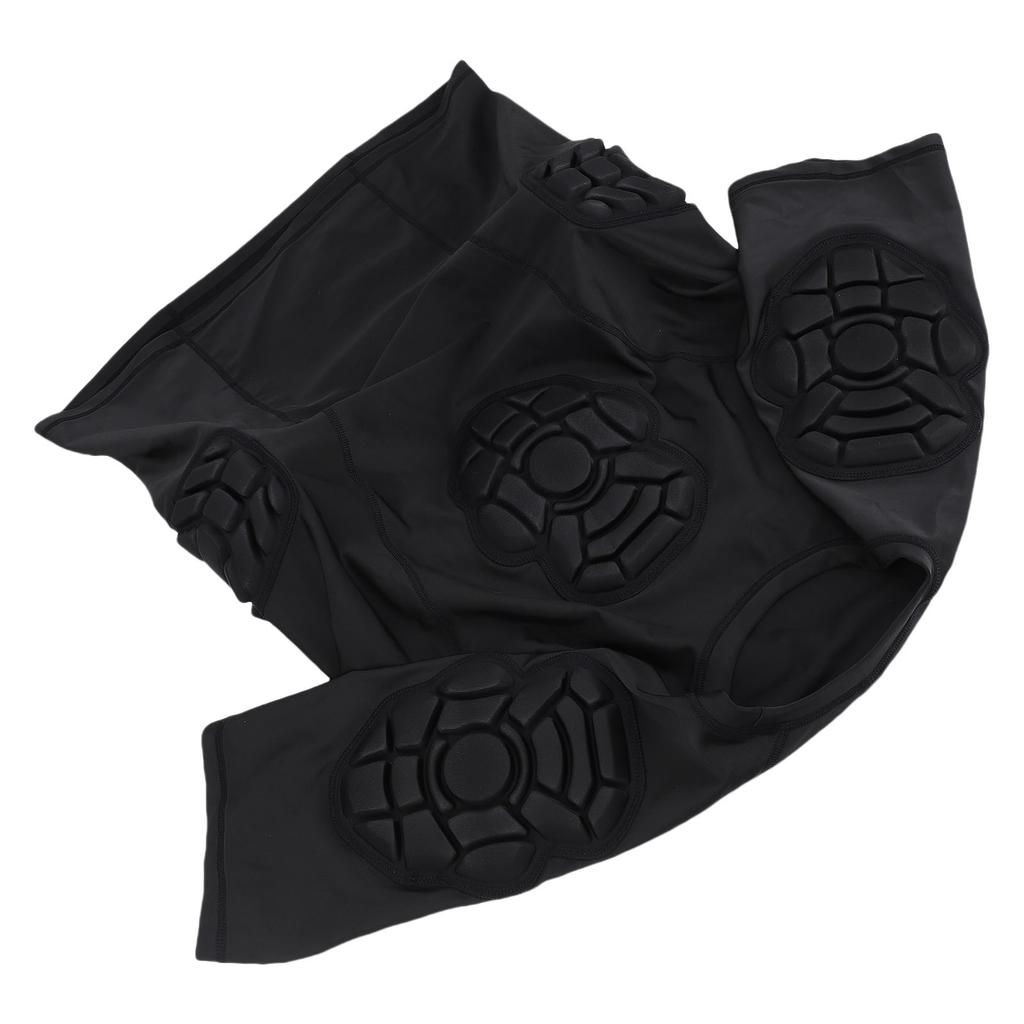 Goalkeeper Shirt for Men Women EVA Soccer Padded Compression Shirt Football Protective Gear Rib Prot