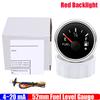 4-20mA 52mm Fuel Level Gauge with Alarm Flashing Current Signal Oil Tank Meter Indicator Waterproof Red LED for Car Boat Custom