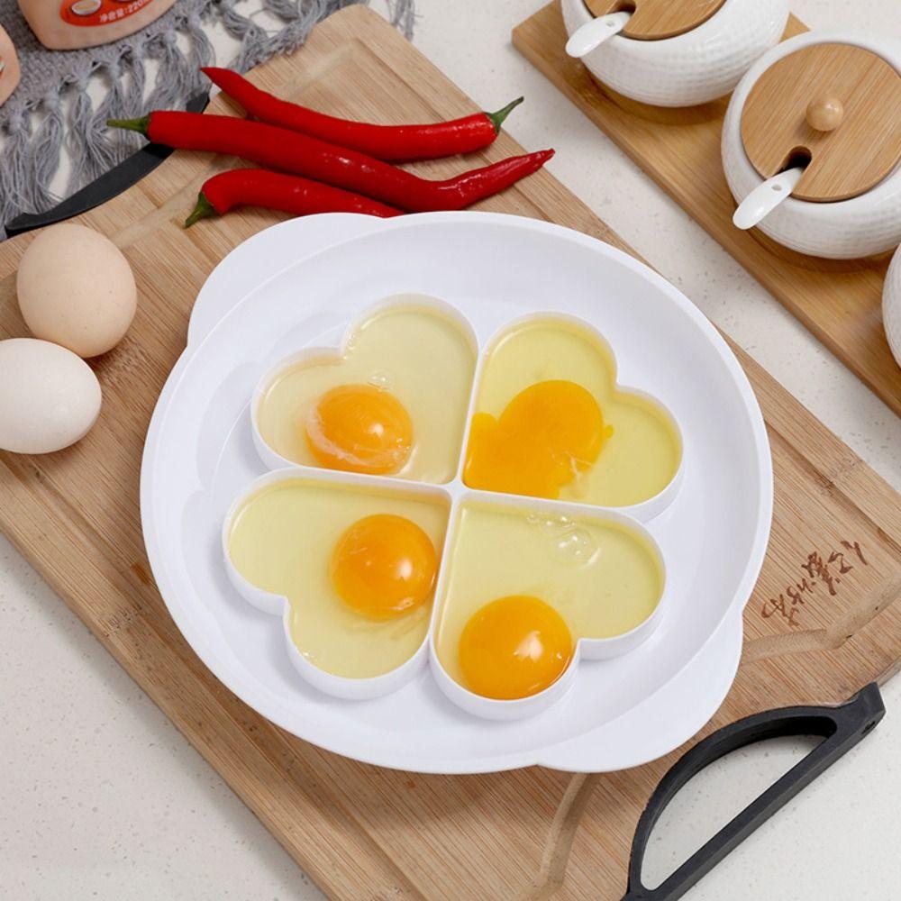 Kitchen Cooking Mold Microwave Egg Cooker Food Grades Plastic Egg Fryer Breakfast Preparation