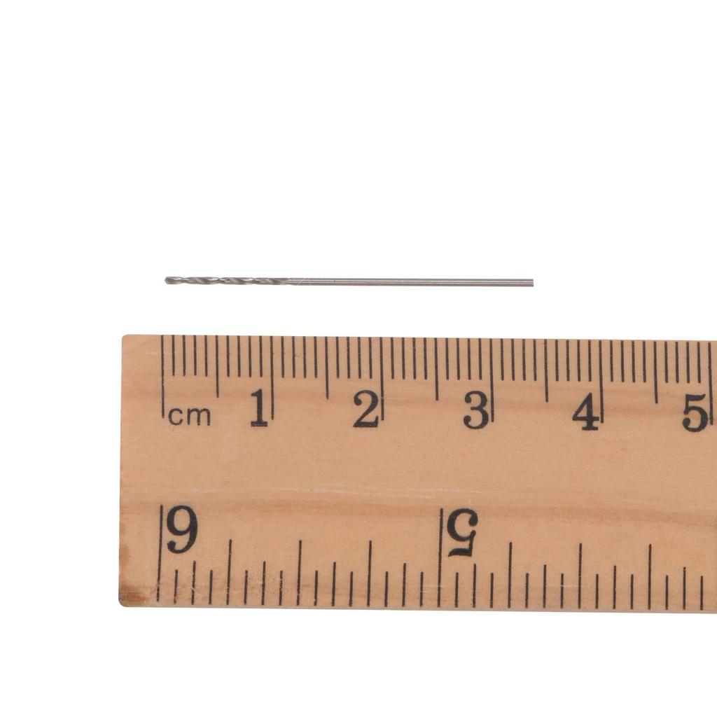 uxcell W6542 Micro Drill Bit, 0.03 inch (0.8 mm), HSS (High Speed Steel), Full