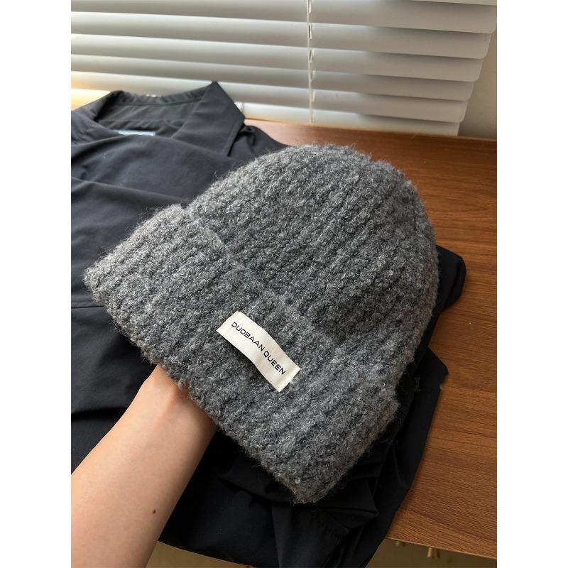 

Новый! Теплая осенью и зимой, шапка бини из шерсти, закрывающая маленькое лицо и защищающая от холода, детская нашивка, мягкий ворсистый пуловер, холодная шапка Adjustable