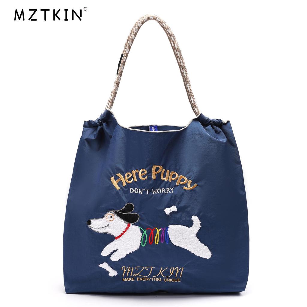 Individuelle japanische Stickerei Umweltfreundliche Damen Umhängetasche aus Canvas