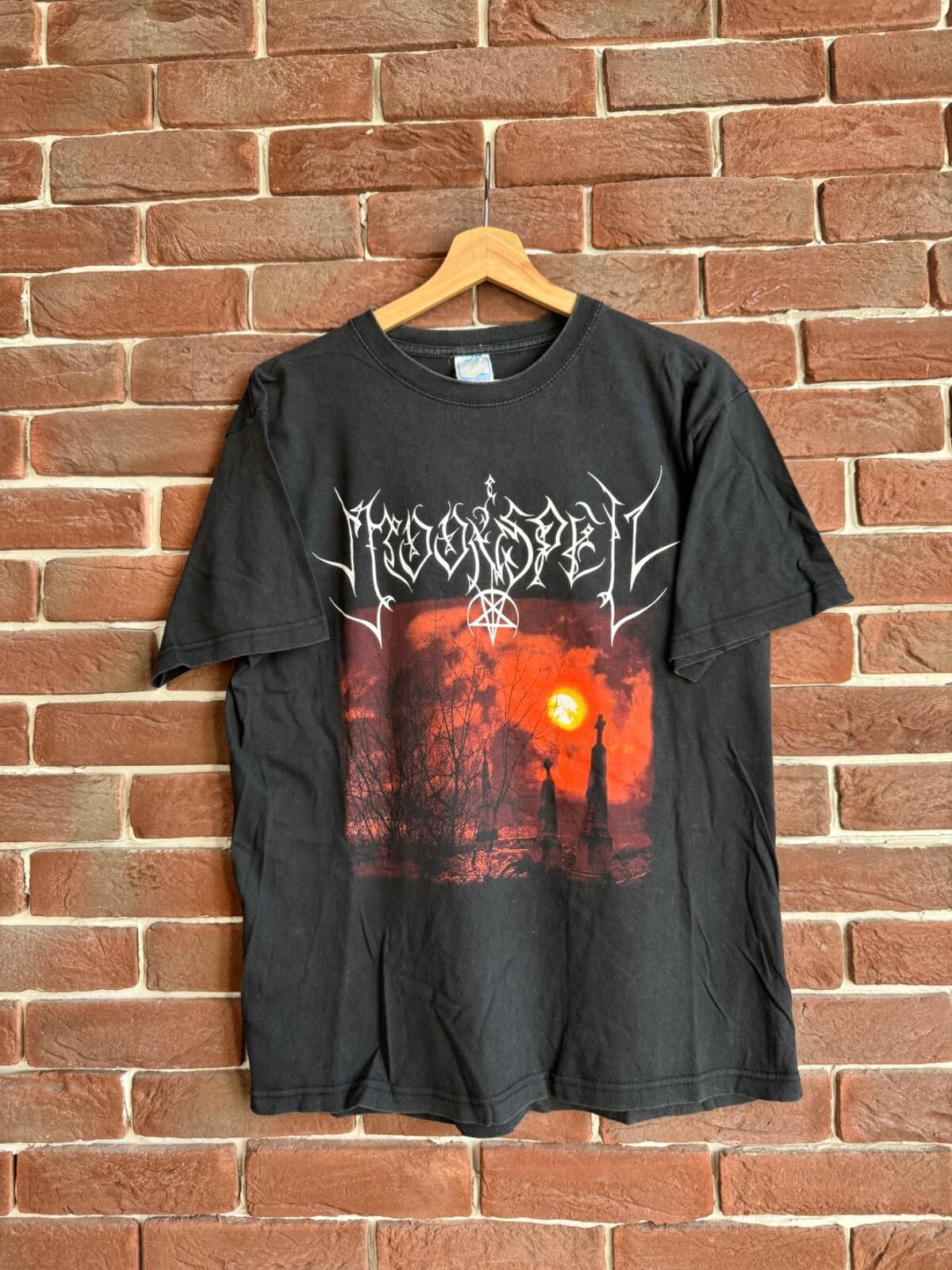 00s VINTAGE MOONSPELL Memorial Metal Band Tshirt Tour y2k l Unisex T-Shirt XXL