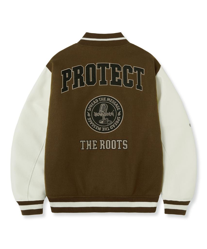 Brownbreath Bb Varsity Jacket - Brown