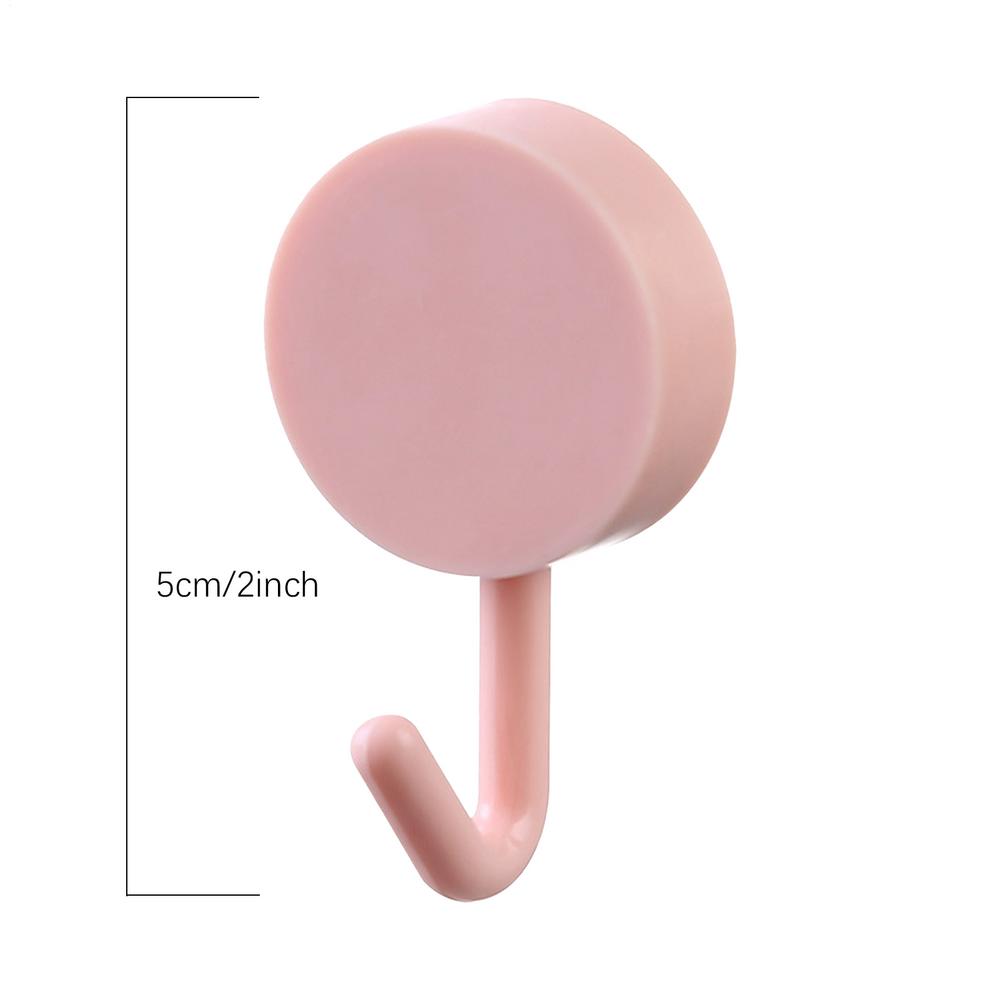 5pcs Hooks Strong Self Adhesive Wall Hanging Hook Kitchen Creative Cute Hooks Traceless Punch-free Door Bathroom Storage Hooks
